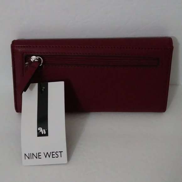 Nine West Raspberry Checkbook Wallet - Picture 13 of 13